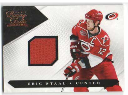 Eric Staal 2010-11 Luxury Suite #13 Jersey /599