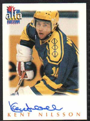 1997-98 Swedish Alfabilder Autographs #16 Kent Nilsson