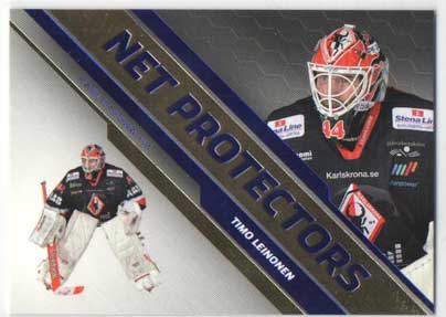 2012-13 HockeyAllsvenskan, Net Protectors #ALLS-NP05 Timo Leinonen KARLSKRONA HK