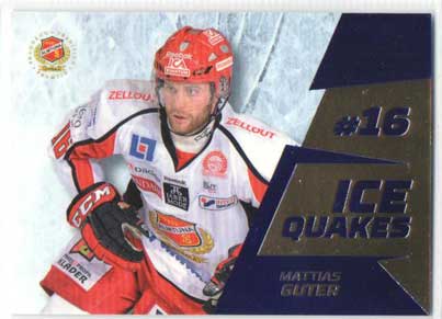 2012-13 HockeyAllsvenskan, Ice Quakes #ALLS-IQ01 Mattias Guter ALMTUNA IS
