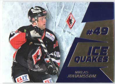2012-13 HockeyAllsvenskan, Ice Quakes #ALLS-IQ05 Niklas Johansson KARLSKRONA HK