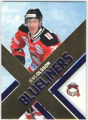 2012-13 HockeyAllsvenskan, Blueliners #ALLS-BL07 Jens Olsson IF MALMÖ REDHAWKS