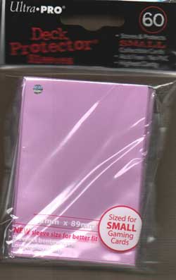 Small deck protector sleeves, rosa, 60st - Ultra Pro