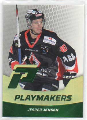 2012-13 HockeyAllsvenskan, Playmakers Parallel #ALLS-PM05 Jesper Jensen KARLSKRONA HK /30