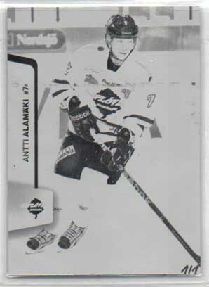 Black Press Plate 2012-13 ALLS-027 Antti Alamäki/ Antti Alamäki ASPLÖVEN HC