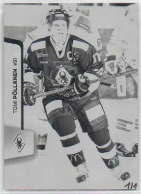 Black Press Plate 2012-13 ALLS-107 Tomi Pöllänen / Tomi Pollanen KARLSKRONA HK
