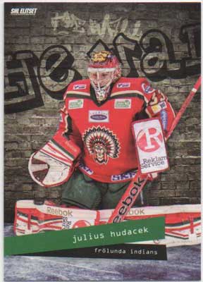 2012-13 SHL s.2 The Wall #03 Julius Hudacek Frölunda Indians