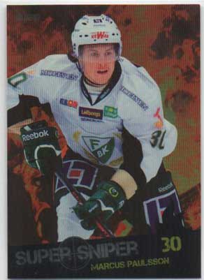 2012-13 SHL s.2 Super Snipers #04 Marcus Paulsson Färjestad BK