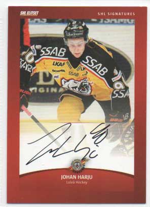 2012-13 SHL s.2 Signatures #13 Johan Harju Now playing with Brynäs