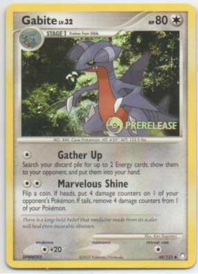 Pokémon, Mysterious Treasures, Gabite Prerealese