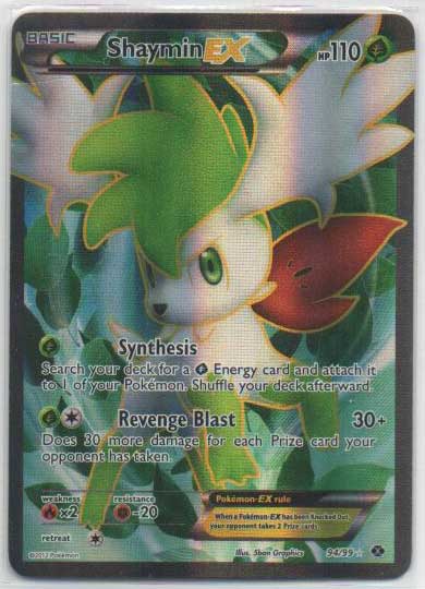 Pokémon, Next Destinies, Shaymin-EX - 94/99 - Full Art Ultra Rare