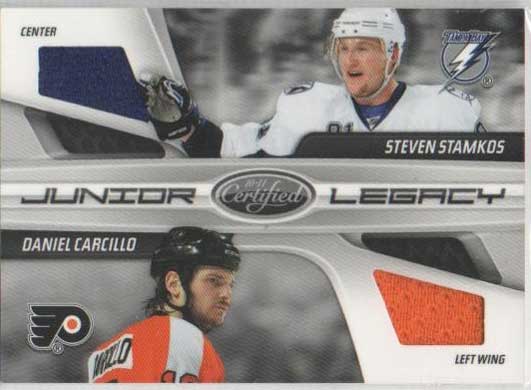 Steven Stamkos /Daniel Carcillo 2010-11 Certified Junior Legacy Combos #6