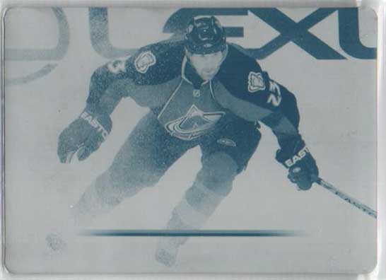 Milan Hejduk 2008-09 Upper Deck Printing Plates Cyan #152 1/1