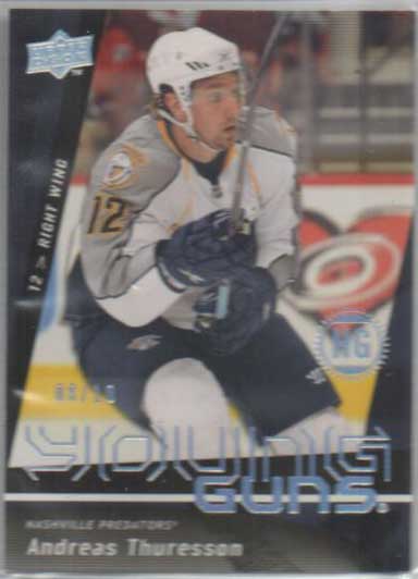 Andreas Thuresson 2009-10 Upper Deck High Gloss Parallel #477 Young Guns /10