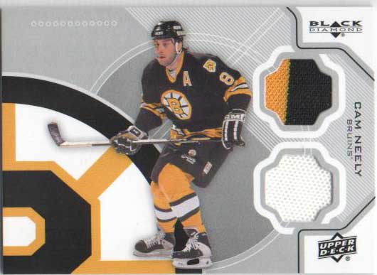 Cam Neely 2012-13 Black Diamond Dual Jerseys #BEESCN