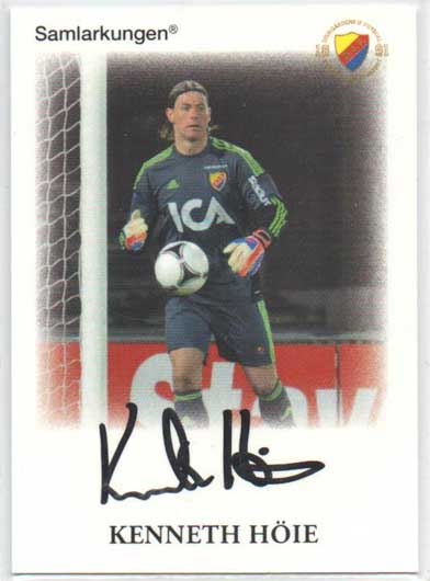 Samlarkungens fotbollsautografer, Djurgården Fotboll #15 Kenneth Höie /20