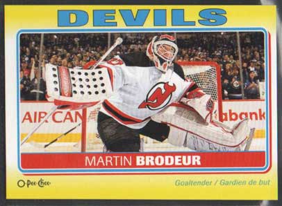 Martin Brodeur 2012-13 O-Pee-Chee Stickers #S61