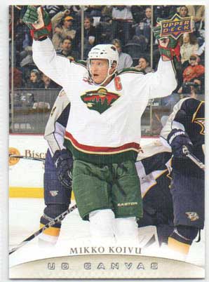 Mikko Koivu 2011-12 Upper Deck Canvas #C42