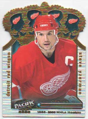 Steve Yzerman 1999-00 Pacific Gold Crown Die-Cuts #18