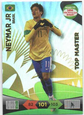 Top Master, 2013-14 Adrenalyn Road to the World Cup, Neymar Jr