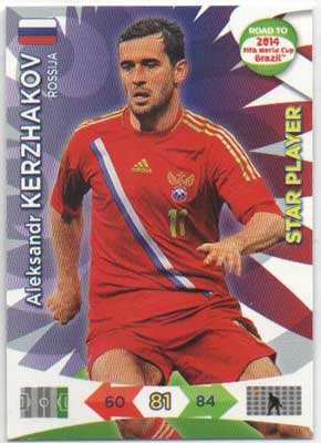 Star Player, 2013-14 Adrenalyn Road to the World Cup, Aleksandr Kerzhakov