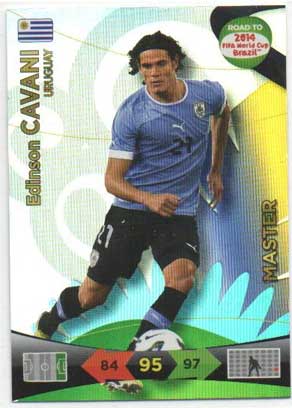 Master, 2013-14 Adrenalyn Road to the World Cup, Edison Cavani