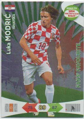 Fan Favourite, 2013-14 Adrenalyn Road to the World Cup, Luka Modric