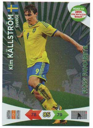 Fan Favourite, 2013-14 Adrenalyn Road to the World Cup, Kim Källström