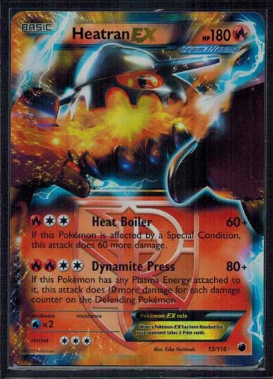Pokémon, Plasma Freeze, Heatran-EX - 13/116 - Ultra Rare