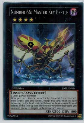 Yu-Gi-Oh! Judgment of the Light JOTL 1st Ed., Number 66: Master Key Beetle - JOTL-EN054 - Super Rare