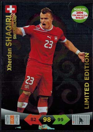 Limited Edition, 2013-14 Adrenalyn Road to the World Cup, Xherdan Shaqiri
