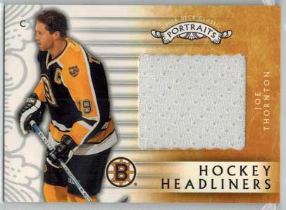 Joe Thornton 2003-04 Upper Deck Classic Portraits Headliners #HHJT