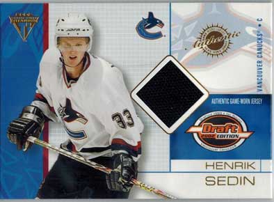 Henrik Sedin 2001-02 Titanium Draft Day Edition #98