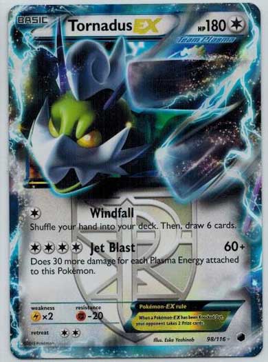 Pokémon, Plasma Freeze, Tornadus-EX - 98/116 - Ultra Rare