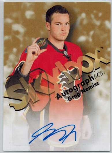 Greg Nemisz 2012-13 Fleer Retro Autographics 1999 #99GN D