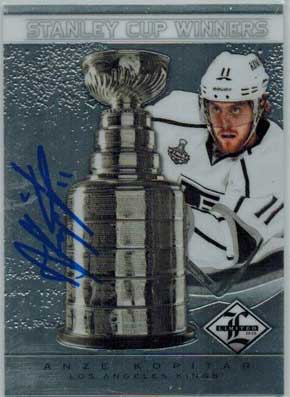 Anze Kopitar 2012-13 Limited Stanley Cup Winners Signatures #SC37 /99