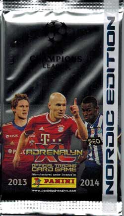 1st Paket, Nordic Edition Panini Adrenalyn XL Champions League 2013-14