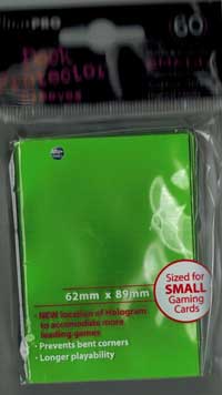 Small deck protector sleeves, lime, 60st - Ultra Pro