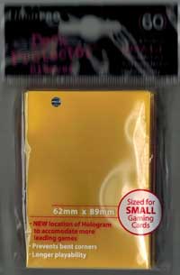 Small deck protector sleeves, gul, 60st - Ultra Pro