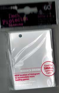 Small deck protector sleeves, vit, 60st - Ultra Pro
