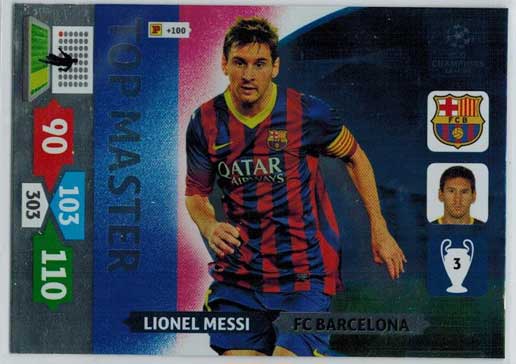 Top Master, 2013-14 Adrenalyn Champions League, Lionel Messi