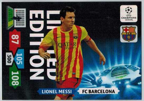 Limited Edition, 2013-14 Adrenalyn Champions League, Lionel Messi 
