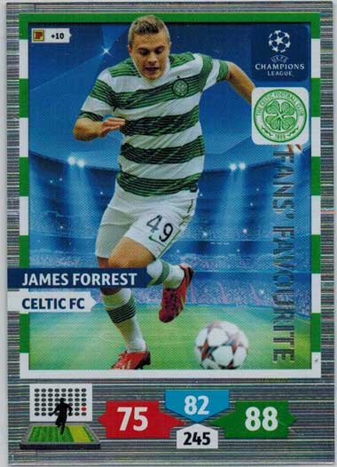 Fans Favourite, 2013-14 Adrenalyn Champions League, James Forrest