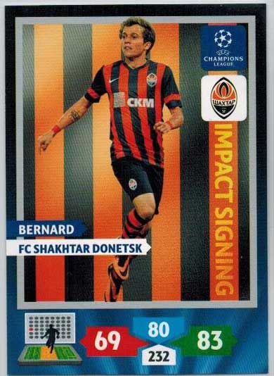 Impacts Signings, 2013-14 Adrenalyn Champions League, Bernard
