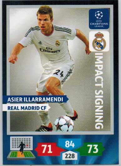 Impacts Signings, 2013-14 Adrenalyn Champions League, Asier Illarramendi