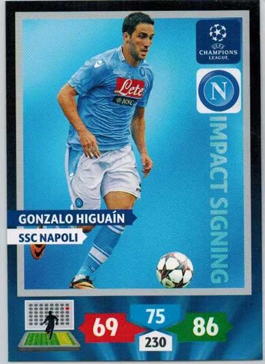 Impacts Signings, 2013-14 Adrenalyn Champions League, Gonzalo Higuain