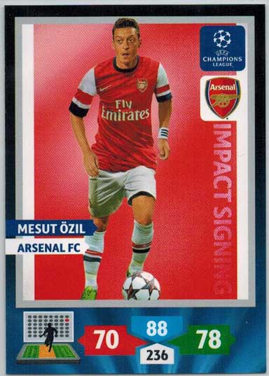 Impacts Signings, 2013-14 Adrenalyn Champions League, Mesut Özil / Mesut Ozil