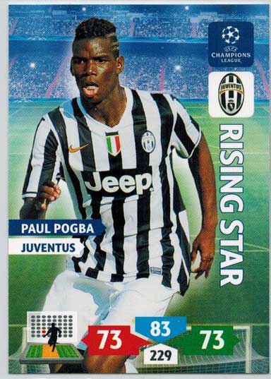 Rising Star, 2013-14 Adrenalyn Champions League, Paul Pogba