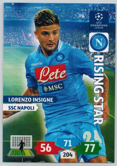 Rising Star, 2013-14 Adrenalyn Champions League, Lorenzo Insigne
