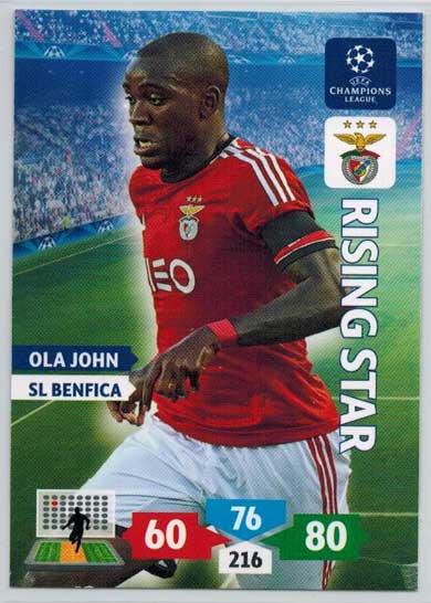 Rising Star, 2013-14 Adrenalyn Champions League, Ola John